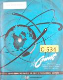 Comet-Comet Star Press, 36 x 48 Operations Parts and Wiring Manual 1954-36 x 48-Atcotrol-01